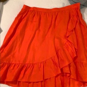 J Crew ruffle skirt. Never worn!